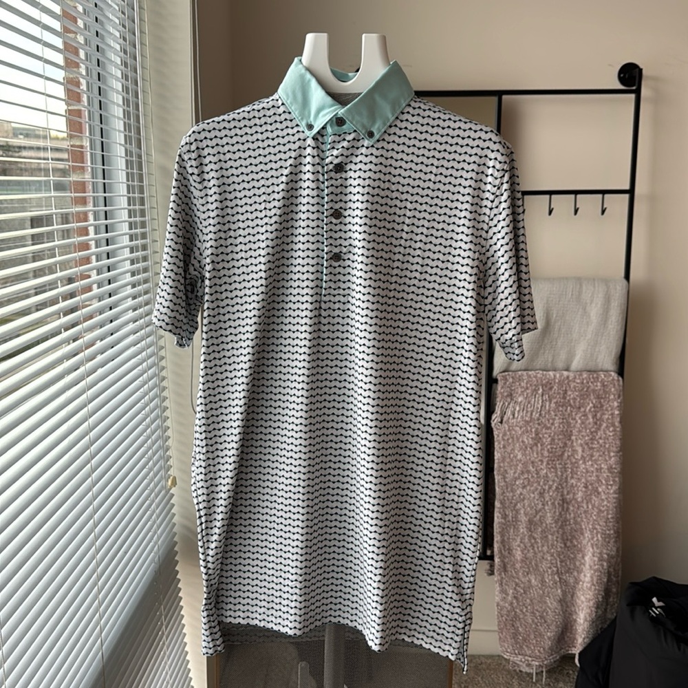 Greyson Printed Golf Polo
